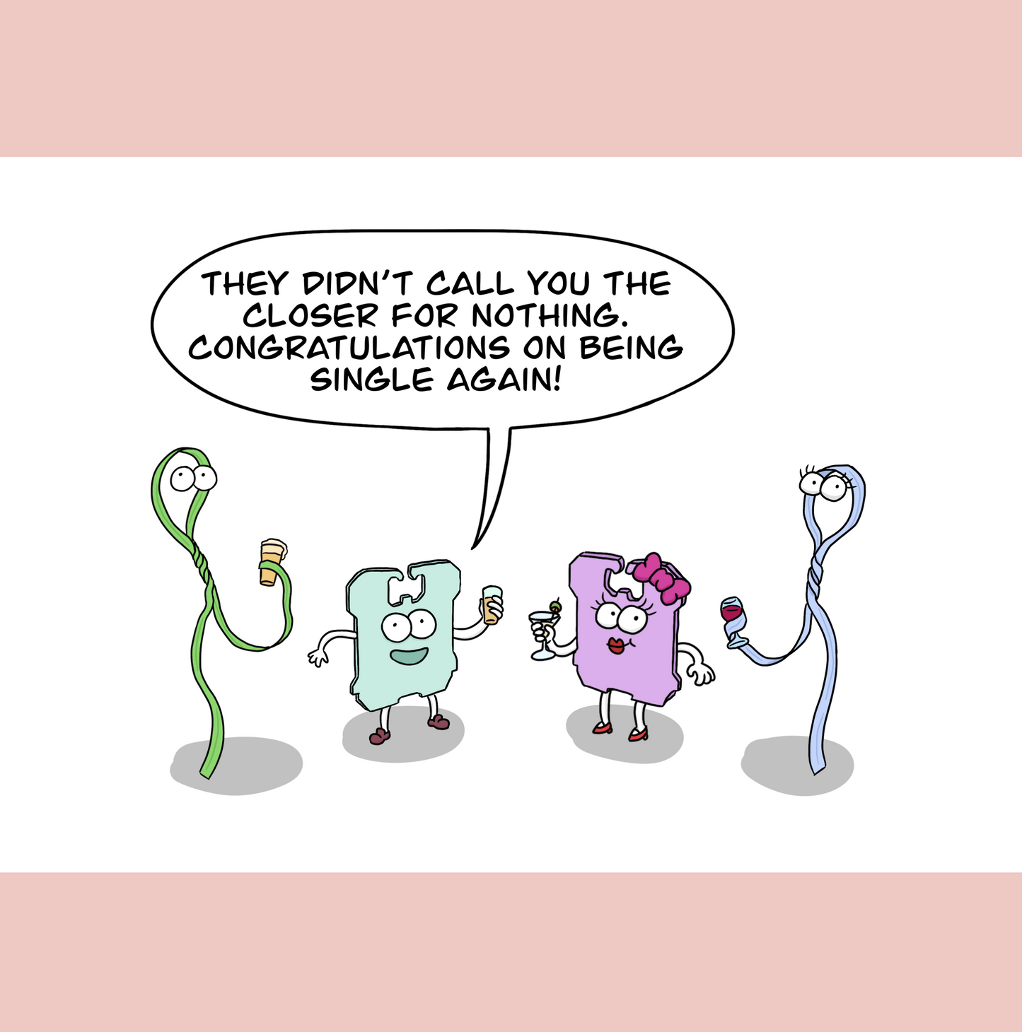 The Closer Greeting Card
