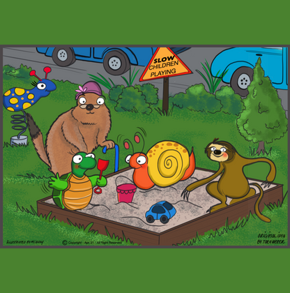 Sandbox Kids Greeting Card