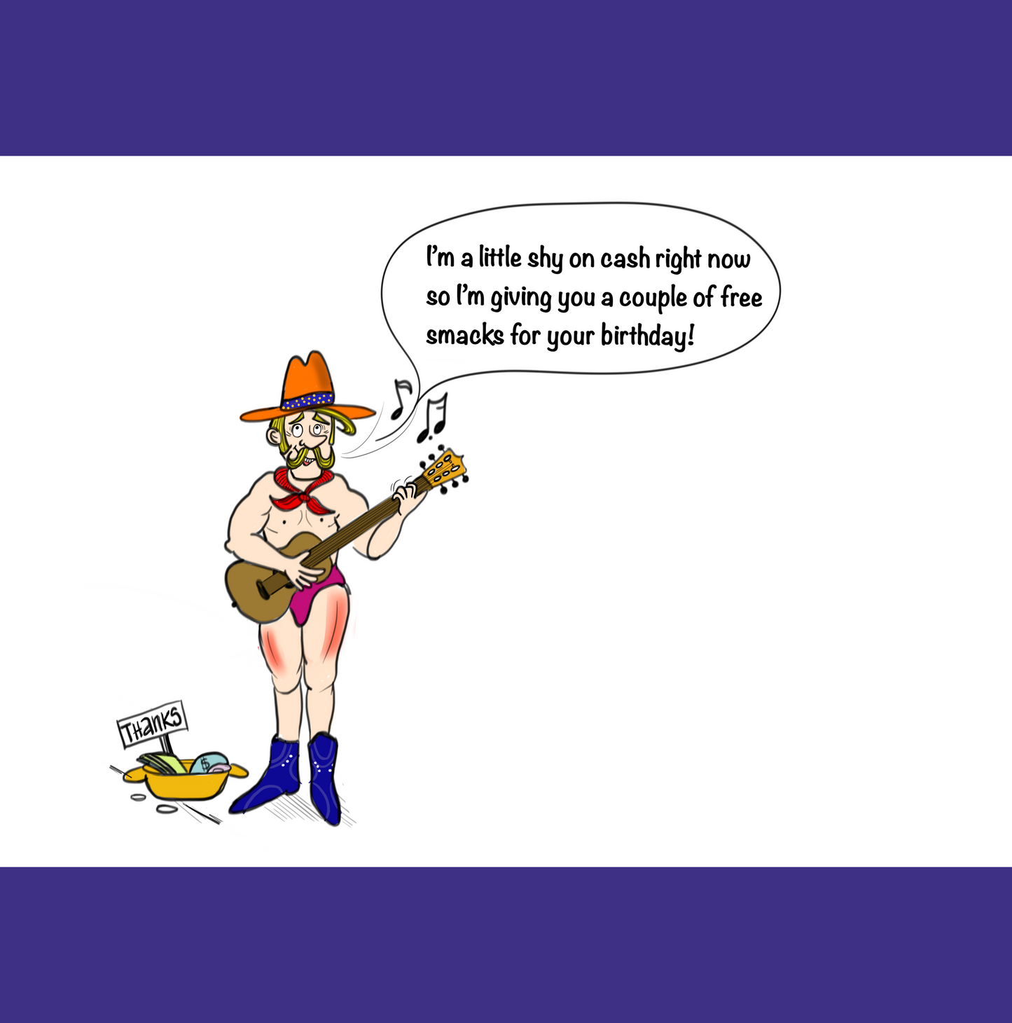 Hitting Jerrys Rock Bottom Greeting Card
