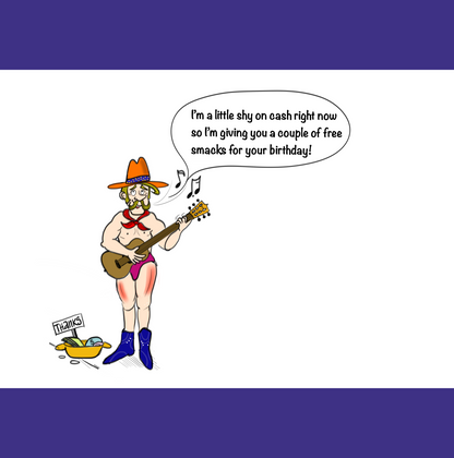 Hitting Jerrys Rock Bottom Greeting Card