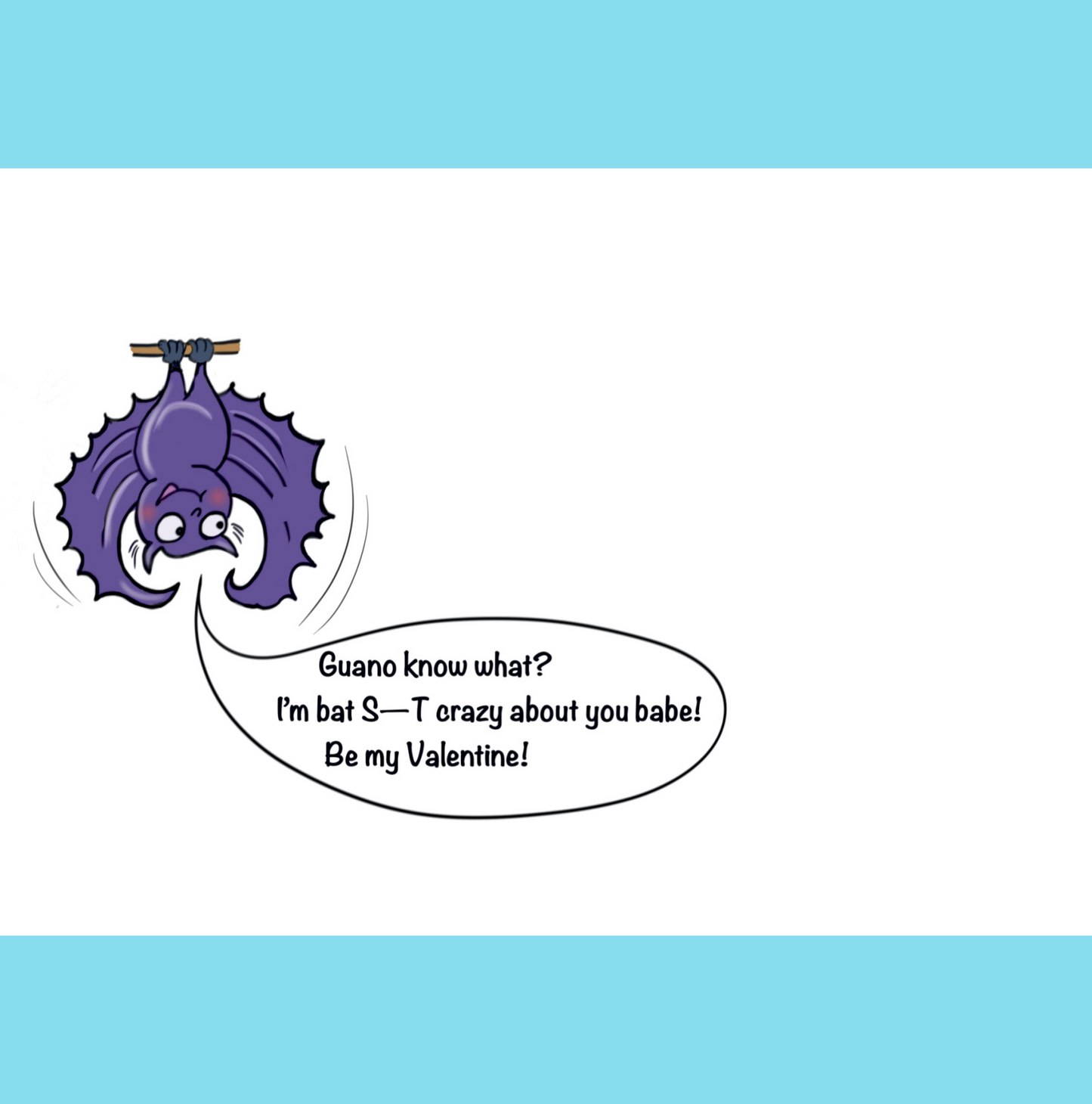 Bat S--T Crazy Greeting Card