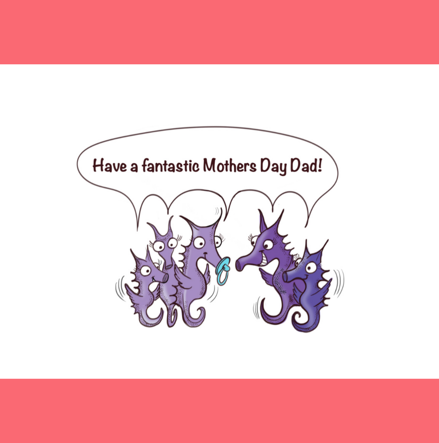 Happy Mother's Day Dad Greeting Card