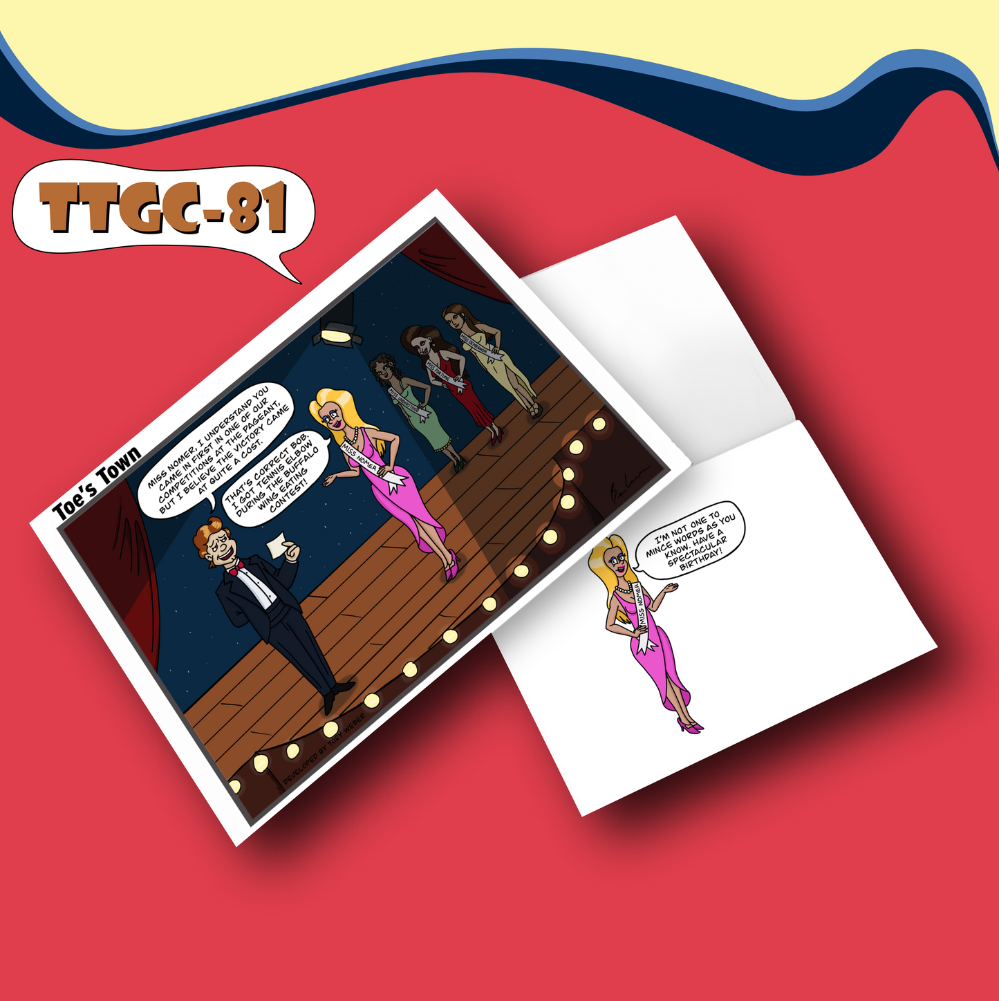 Miss Nomer Greeting Card