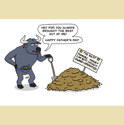 Best Manure Money Can Buy Greeting Card