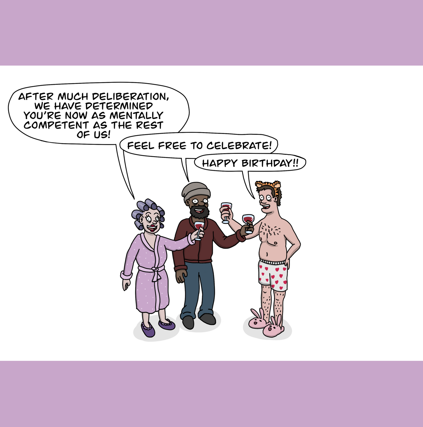 Psycho Analysts Greeting Card