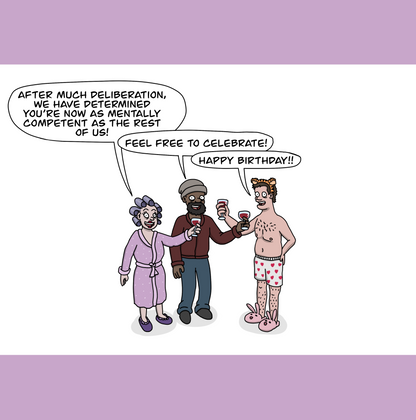 Psycho Analysts Greeting Card